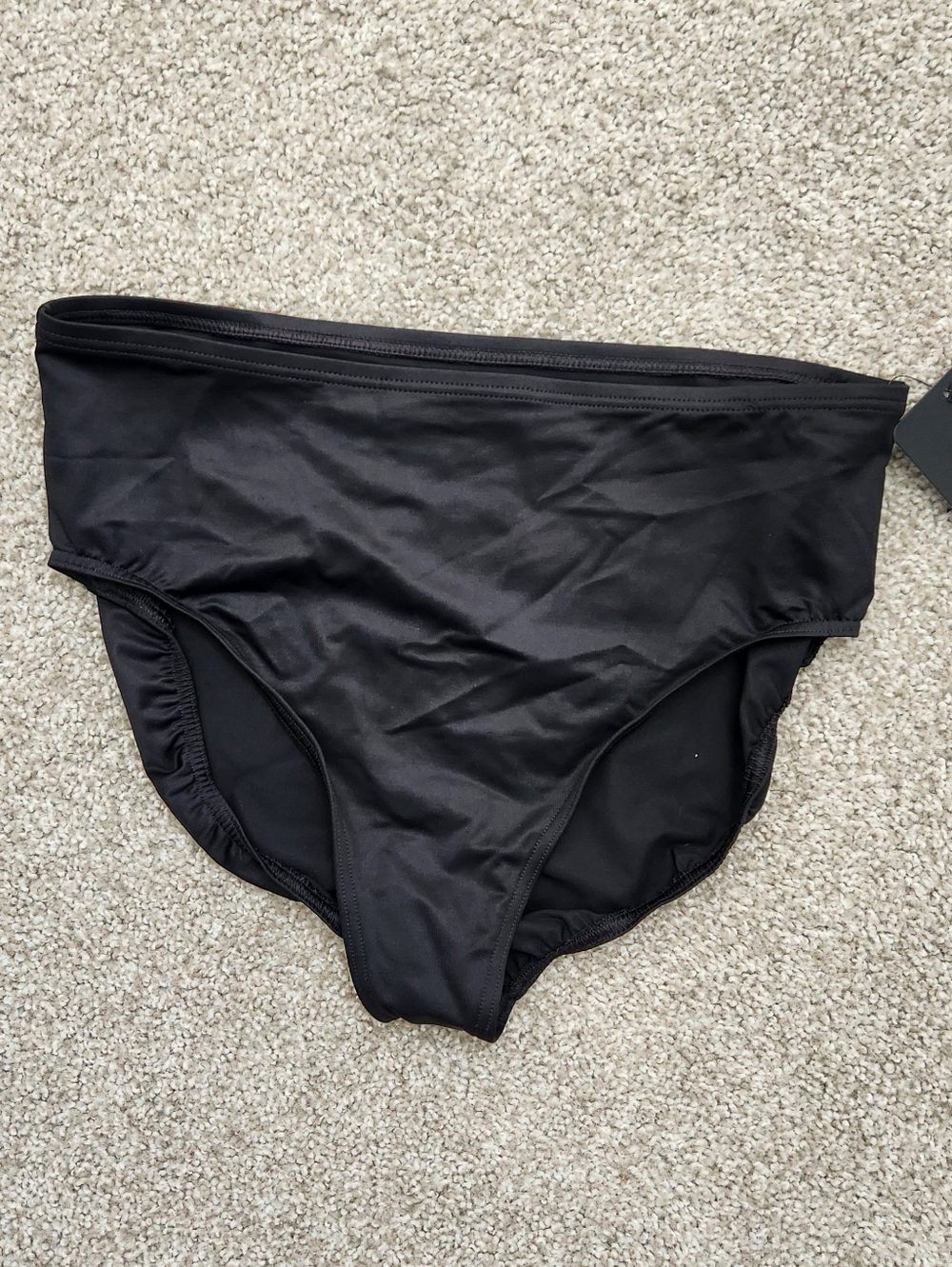 *NWT* Miraclesuit Black High-Waist Swim Briefs